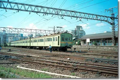 陸前原ノ町駅と73系